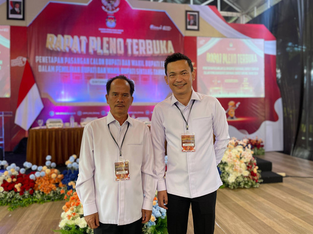 Bupati dan Wakil Bupati Sintang terpilih periode 20225-2030, Gregorius Herkulanus Bala-Florensius Ronny. Foto:  Yus/Hi! Pontianak