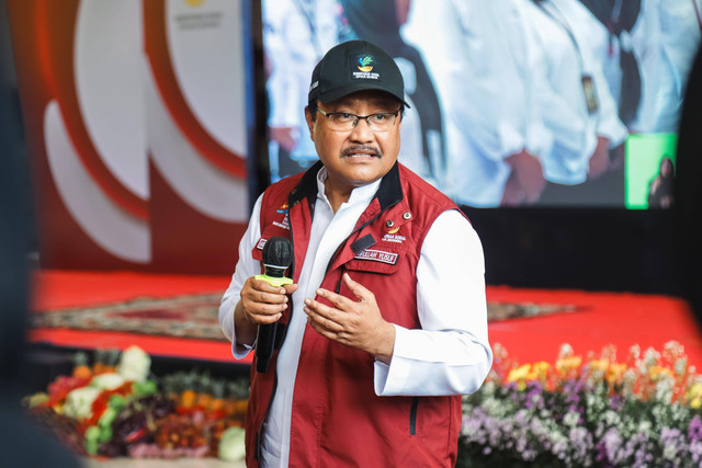 Mensos Syaifullah Yusuf dalam Dialog Bersama Pilar-Pilar Kesejahteraan Sosial di Pendopo Kabupaten Sidoarjo, Kamis (9/1/2025). Foto: Kemensos RI