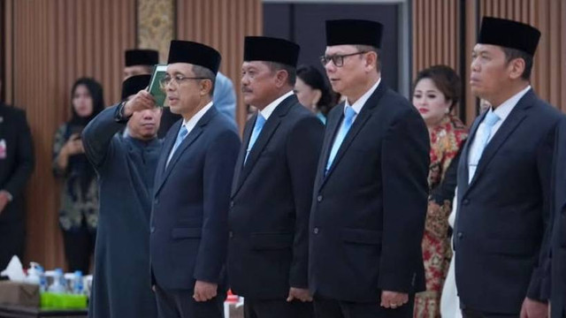 Brigjen Pol. Drs. Mashudi resmi dilantik sebagai Direktur Jenderal Pemasyarakatan Kementerian Imigrasi dan Pemasyarakatan (Kemenimipas). Foto: Dirjen Permasyarakatan