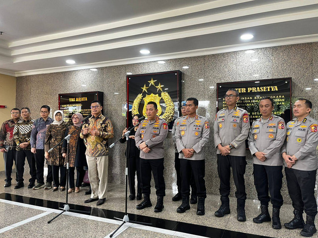 Foto: Pertemuan Badan Pengawasan Obat dan Makanan dengan Kepolisian RI, Jumat (10/1). Dok rayyan farhansyah/kumparan