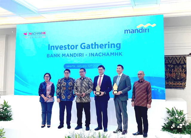 Bank Mandiri gelar Gathering Bank Mandiri - INACHAMHK di Jakarta, Jumat (10/1). Foto: Dok. Bank Mandiri