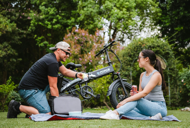 Ilustrasi sepeda listrik 3 roda dewasa. Sumber foto: Pexels.com/ G-FORCE