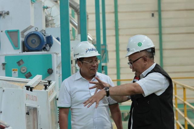 Perum Bulog melakukan monitoring di titik-titik panen jelang panen raya