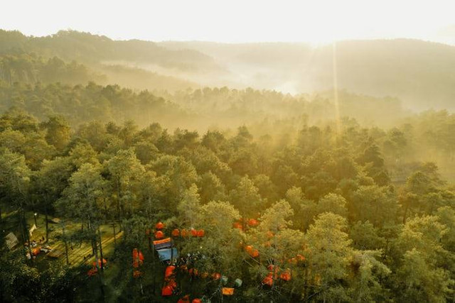 Tempat wisata alam di Bandung yang belum terkenal. Foto hanyalah ilustrasi bukan tempat sebenarnya. Sumber: Unsplash/Tandya Rachmat