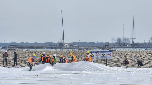 AHY Targetkan Tol Semarang Demak Kaligawe Sayung Selesai Tahun 2027. Foto: Intan Alliva Khansa/kumparan