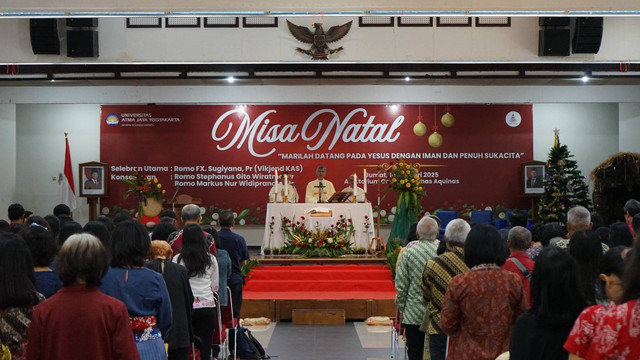 Misa Natal UAJY. Foto: Istimewa