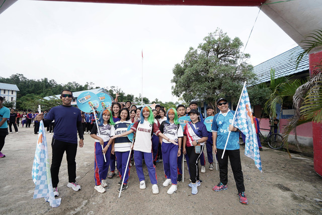 Telkomsel Pontianak menggelar 'Fun Walk #GakGituGituAja' yang berlangsung di 8 Kota pada 7 Desember 2024 hingga 25 Januari 2025. Foto: Dok. Telkomsel