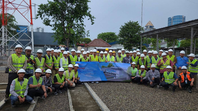 Direktorat Jenderal Ketenagalistrikan Kementerian Energi dan Sumber Daya Mineral (ESDM) bersama Huawei meningkatkan keamanan PLTS. Foto: istimewa