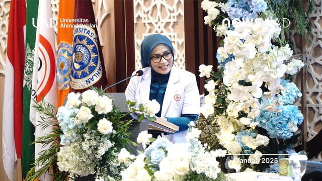 dr. Izza Qorina, dokter dengan IPK tertinggi (Dok Bidang Humas dan Protokol UAD)