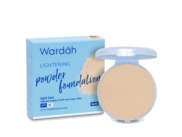 Bedak padat wardah yang bagus dan tahan lama. Foto adalah produk Wardah. Sumber: wardahbeauty.com.