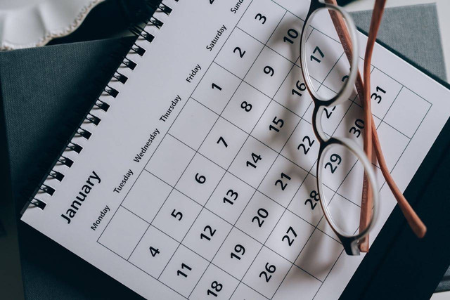 Ilustrasi Bulan Januari di Kalender. Foto: Pexels