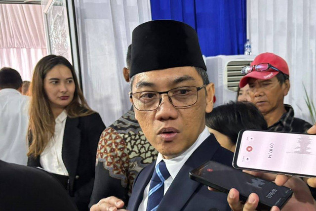 Dirjen Pengawasan Ruang Digital, Alexander Sabar di Kemenkomdigi, Jakarta pada Senin (13/1/2025). Foto: Abid Raihan/kumparan