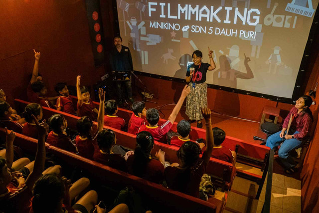 Workshop film pendek untuk siswa SD di Denpasar, Bali - IST