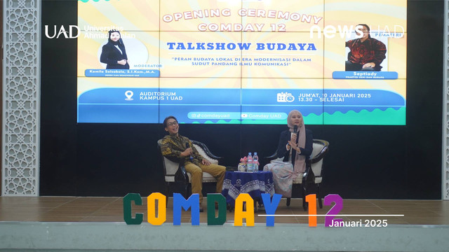 Talkshow Budaya Warnai Opening Ceremony COMDAY (Dok Panitia Comday)