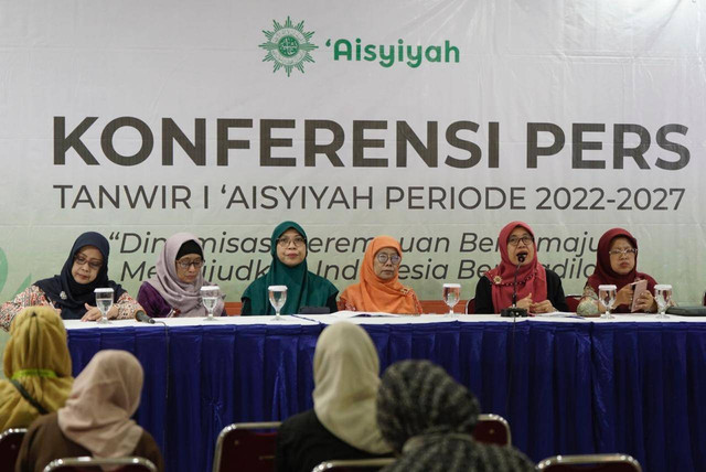 Konferensi pers Tanwir I ‘Aisyiyah di Jakarta, Selasa (14/1/2025) dok  ‘Aisyiyah