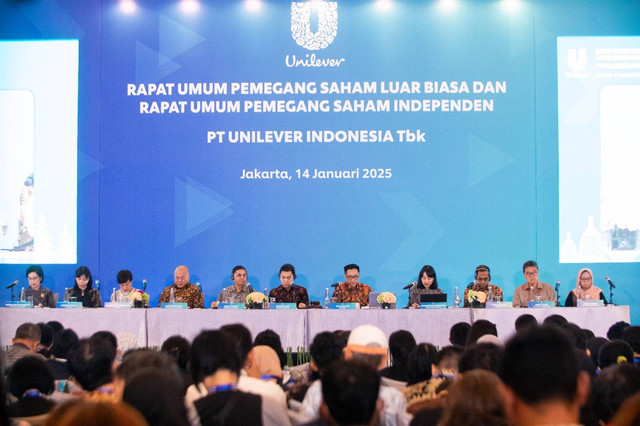 RUPSLB dan RUPS Independen PT Unilever Indonesia menyetujui penjualan bisnis es krim dan mengumumkan susunan direksi baru. Foto: dok. Unilever Indonesia