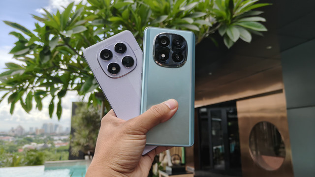 Xiaomi Redmi Note 14 Pro dan Note 14 Pro+. Foto: Muhammad Fikrie/kumparan