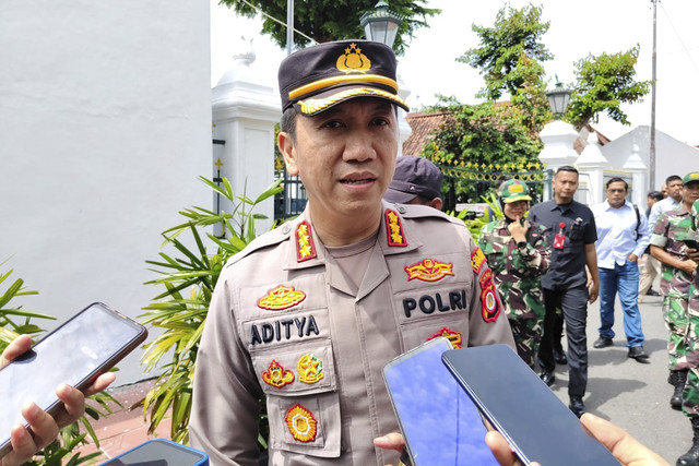 Kapolresta Yogyakarta Kombes Pol Aditya Surya Dharma, Rabu (15/1/2025). Foto: Arfiansyah Panji Purnandaru/kumparan