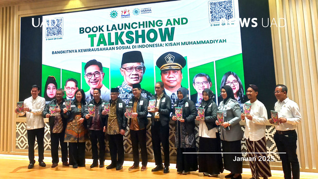 Suasana Launching Buku dan Gelar Wicara Bangkitnya Kewirausahaan Sosial di Universitas Ahmad Dahlan (UAD) (Dok. Dinda)