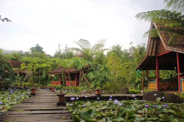 Rumah adat Semarang. Foto hanya ilustrasi, bukan tempat yang sebenarnya. Sumber: Unsplash/yudy prasetya