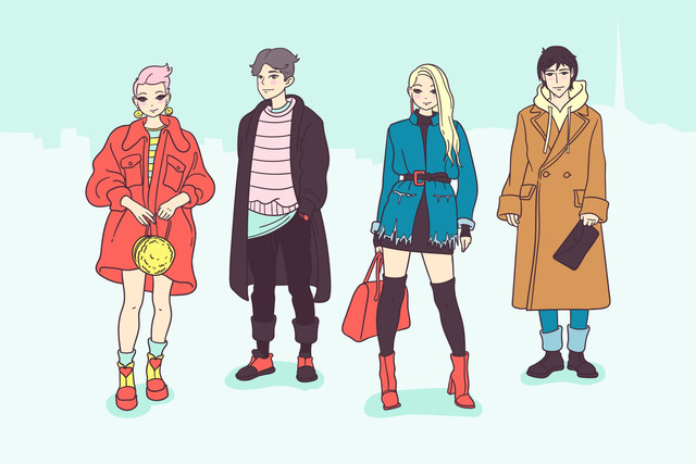 Ilustrasi Anime Menginspirasi Tren Fashion dan Gaya Hidup. Foto: freepik