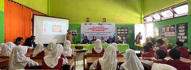 Kolaborasi Tim Dosen Universitas Muhammadiyah (Unismuh) Makassar dan  Universiti Sains Islam Malaysia (USIM) Menggelar Pengabdian Masyarakat di SDN III Bawakaraeng 