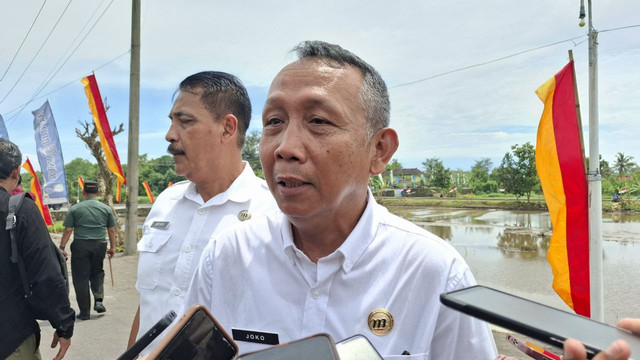 Kepala Dinas Ketahanan Pangan dan Pertanian (DKPP) Kabupaten Bantul, Joko Waluyo(Foto. Olive)