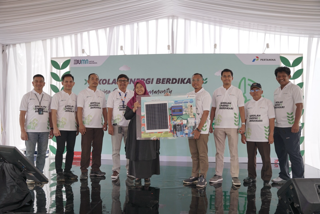 PGN dalam mengajak SMPN 35 Depok menjadi Sekolah Energi Berdikari (SEB). Foto: Dok. Pertamina