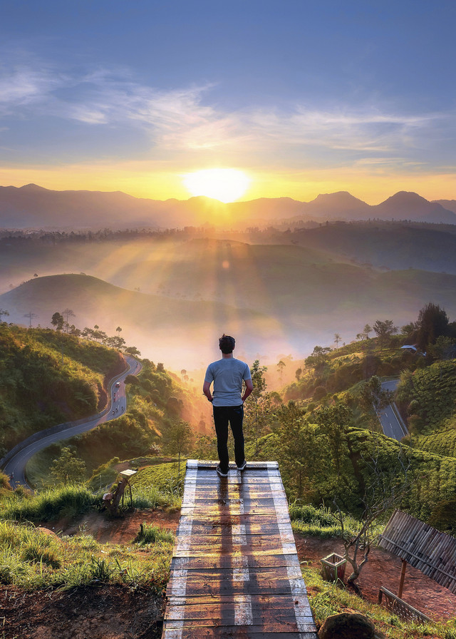 Cukul Sunrise Point di Pangalengan, Bandung. Foto: Shutterstock