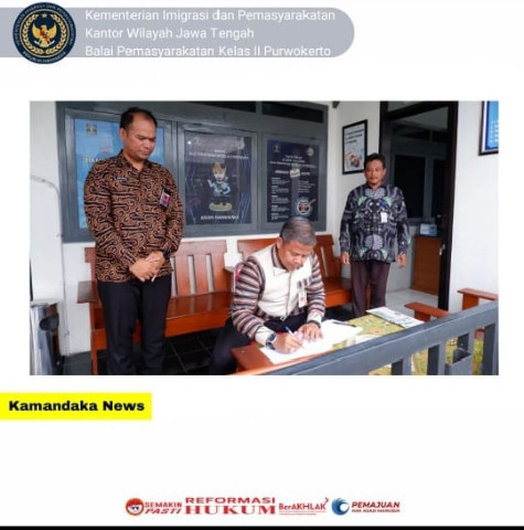 Direktur TI dan Kerja Sama Pemasyarakatan Kunjungi Bapas Purwokerto