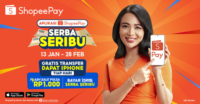 Nikmati ragam promo Serba Seribu dari Aplikasi ShopeePay. Foto: dok. Istimewa