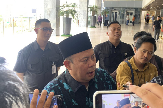 Wakil Ketua DPR, Cucun Ahmad Syamsurijal di Kompleks Parlemen Senayan, Jakarta, Jumat (17/1/2025).  Foto: Luthfi Humam/kumparan