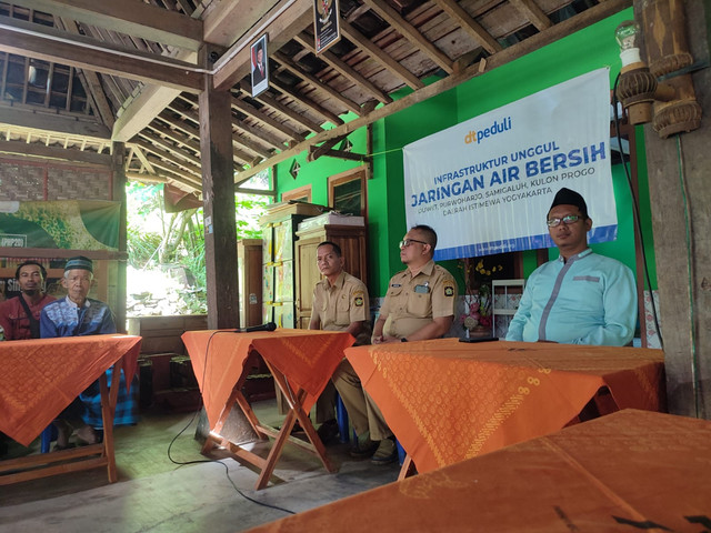 DT Peduli Yogyakarta Salurkan Bantuan Infrastruktur Jaringan Air Bersih 