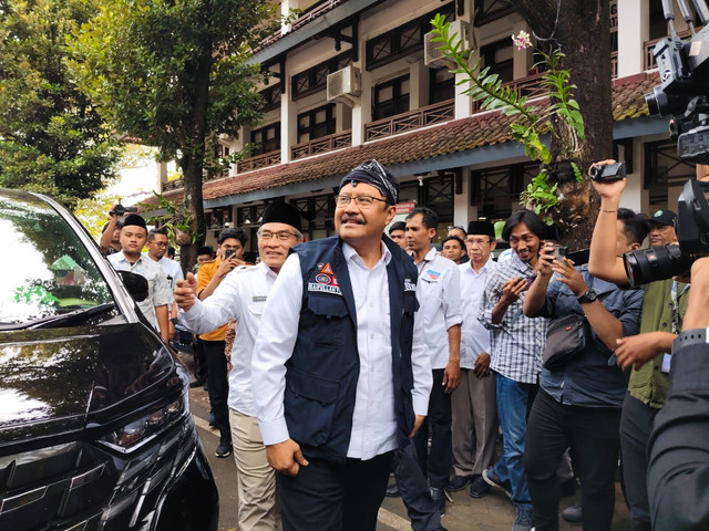 Menteri Sosial Saifullah Yusuf atau Gus Ipul di acara Konsolidasi Pilar-Pilar Sosial di Pendopo Parasamya Pemkab Bantul, Jumat (17/1). Foto: Arfiansyah Panji/kumparan