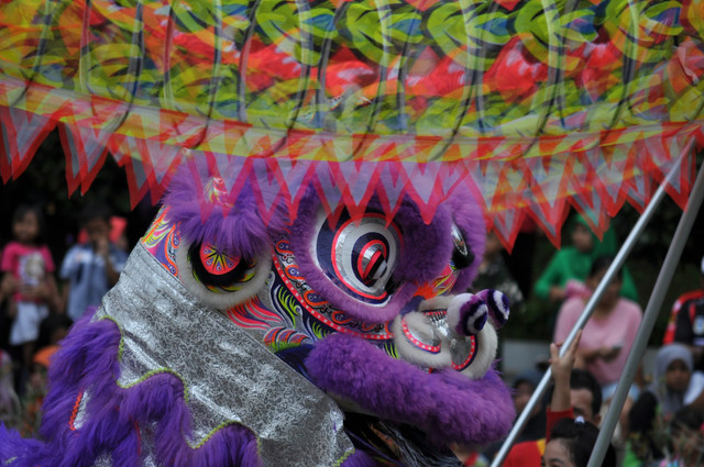 jadwal pertunjukan barongsai di Jakarta 2025. Foto hanya ilustrasi, bukan tempat sebenarnya. Sumber: Unsplash/donny haryadi