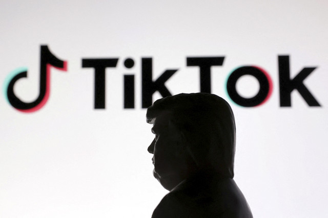 TikTok kembali online di AS setelah Presiden terpilih, Donald Trump, menunda pelarangan aplikasi tersebut. Foto: Dado Ruvic/REUTERS