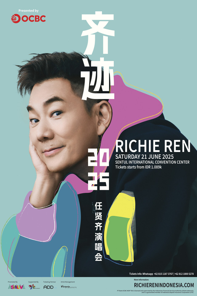 Penyanyi Mandarin, Richie Ren, akan gelar konser di Jakarta Foto: Dok. Colour Asia Live