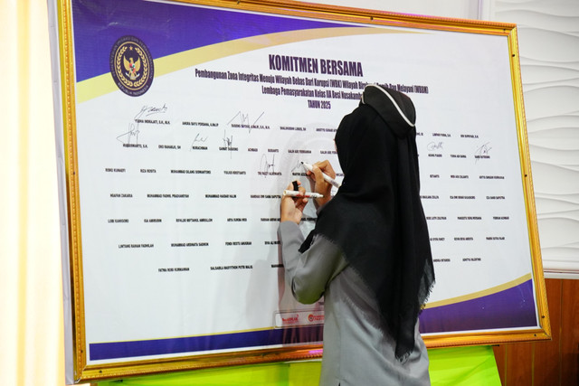 Lapas Besi  Gelar Penandatanganan Pakta Integritas dan Komitmen Bersama