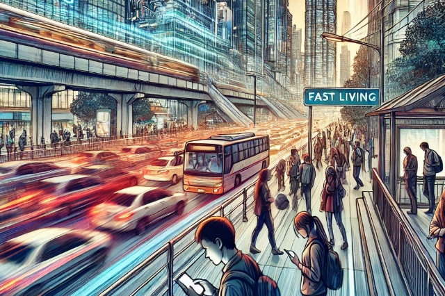 ilustrasi: fast living