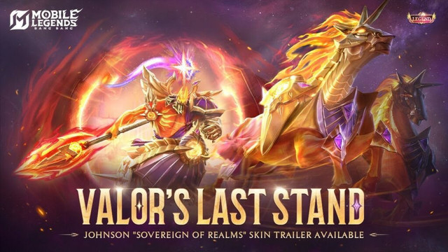 Skin Johnson Sovereign of Realms. Foto: YouTube Mobile Legends