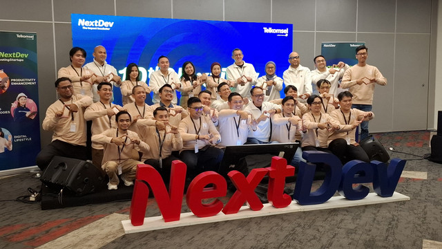 10 early stage startup terbaik di NextDev ke-10 Telkomsel kini memasuki tahap bootcamp Academy. Foto: Muhammad Fikrie/kumparan