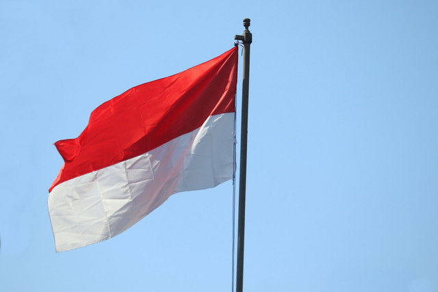 Ilustrasi bendera Merah Putih. Foto: Unsplash