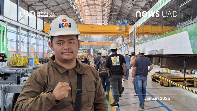 Hanif Amrin Rasyada Mahasiswa Sistem Informasi Bagikan Cerita Inspiratif di KAI (Dok. Rini)