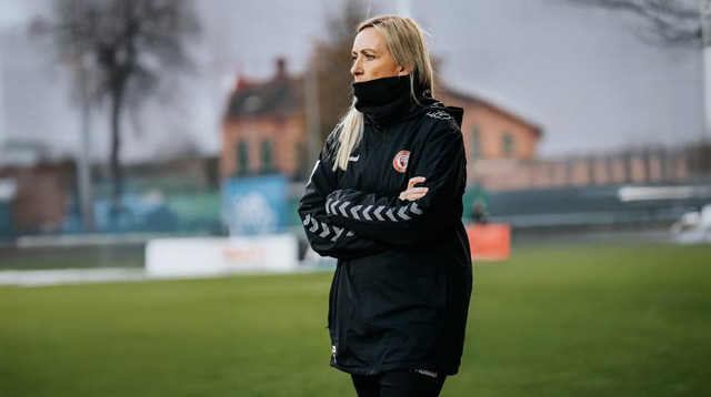 Elisabet Gunnarsdottir, pelatih kepala baru Timnas Wanita Belgia. Foto: Royal Belgian FA