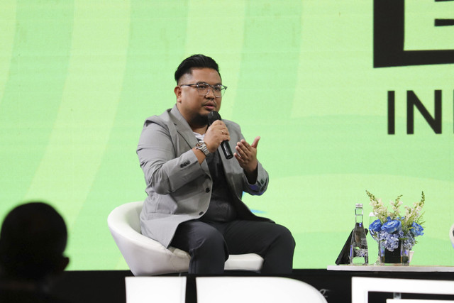 Martinus H. Manurung, Head of Indonesia Esports Business Development Moonton Games dalam acara From Heritage to Global IP: Leveraging Culture in the World of Brands di Jakarta, Selasa (21/1/2025). Foto: Jamal Ramadhan/kumparan