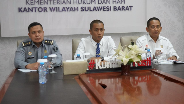 Kakanwil Kemenkum Sulbar Hadiri Kegiatan Inspektur Wilayah V Menyapa