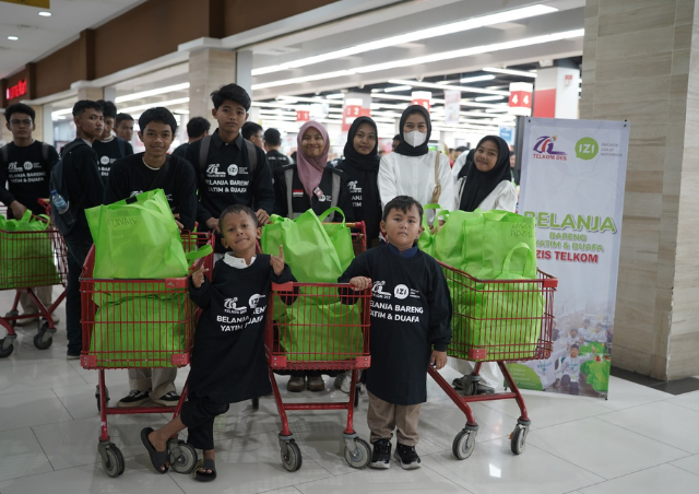 ZIS Telkomdes Dan LAZNAS IZI Bawa Kebahagiaan Untuk 50 Anak Yatim & Duafa