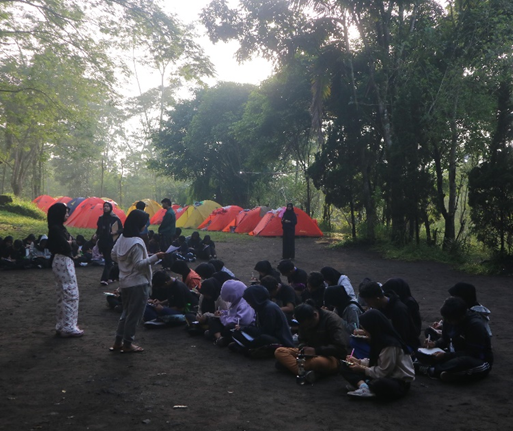 Bumi perkemahan Sinolewah Kaliurang, Sabtu (7/12/2024). Foto: Muhammad Rayhan (sumber; Olahan Penulis)