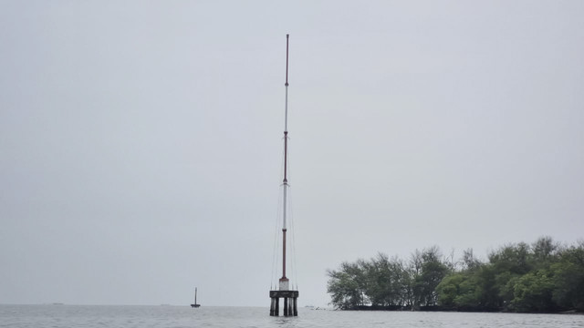 Lokasi HGB di laut Desa Segoro Tambak, Kecamatan Sedati, Kabupaten Sidoarjo, Rabu (22/1/2025). Foto: Farusma Okta Verdian/kumparan