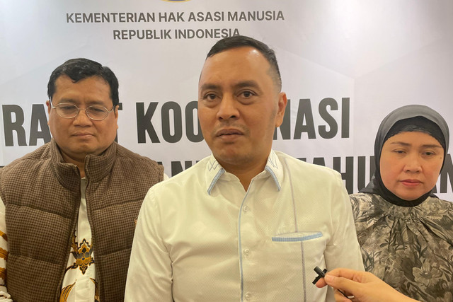 Ketua Komisi XIII DPR RI Willy Aditya menghadiri acara rapat koordinasi Kementerian HAM di Sultan Hotel & Residence, Jakarta, Rabu (22/1/2025). Foto: Fadhil Pramudya/kumparan